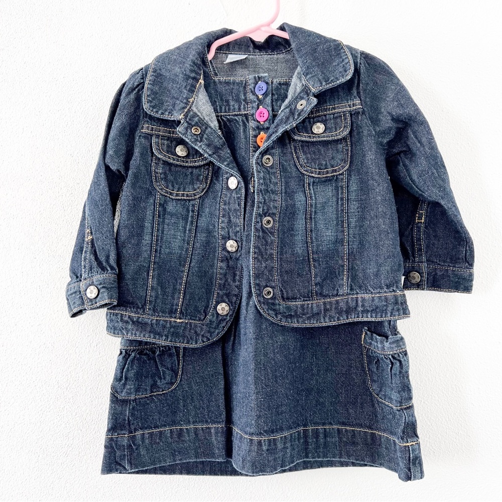 Carter’s Denim Jacket and Dress Set-24 months
